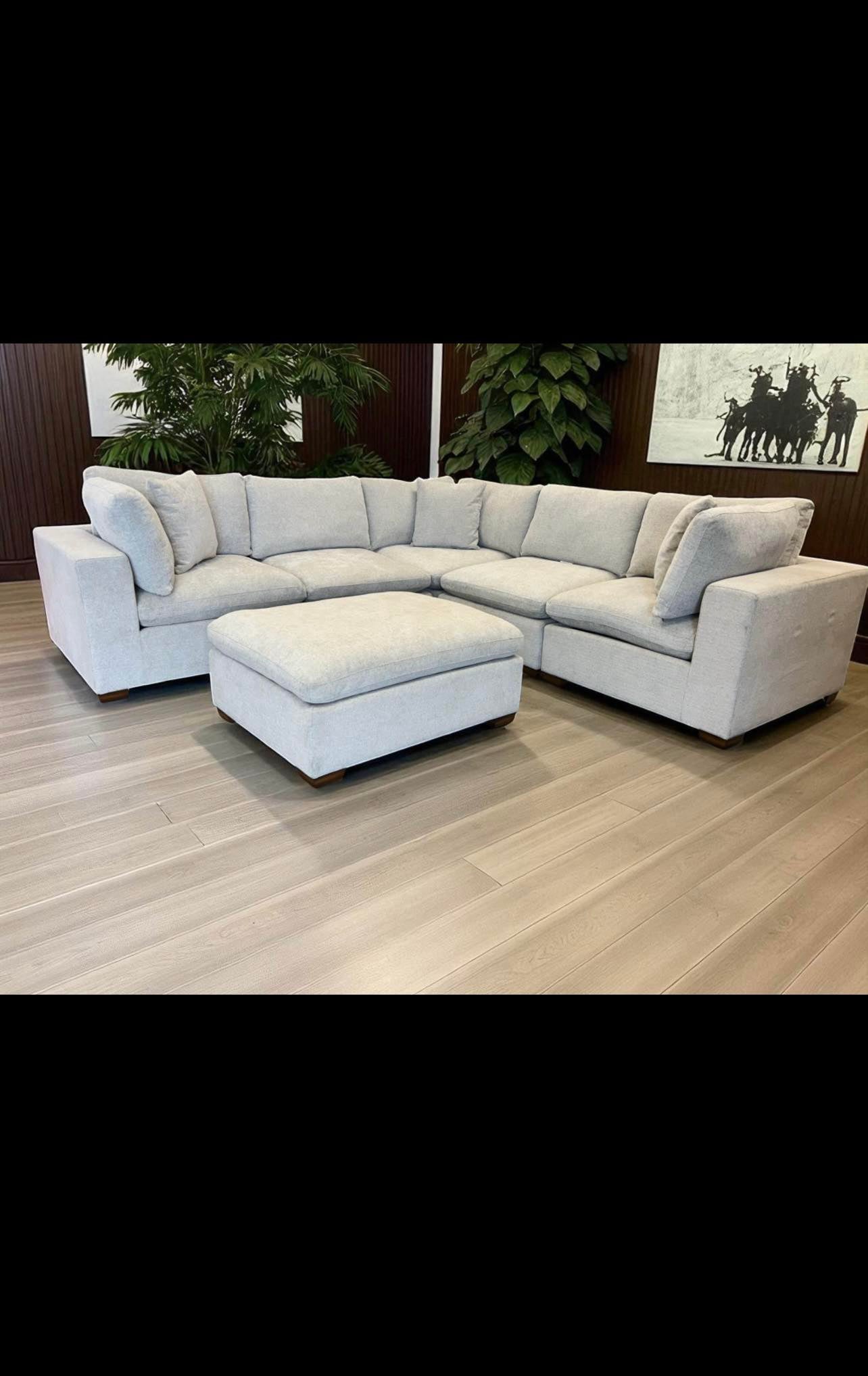 6pc Thomasville Modular Sectional Sofa